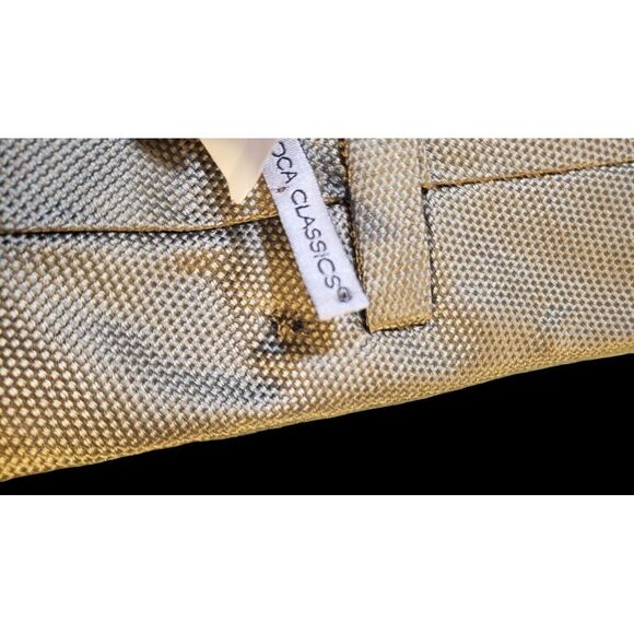 BOCA CLASSICS MENS  NECK TIE‎ TAN GEOMETRIC NWT 100% SILK HANDMADE - Picture 7 of 14